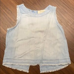 Cloth & Stone Denim Style Tank Top